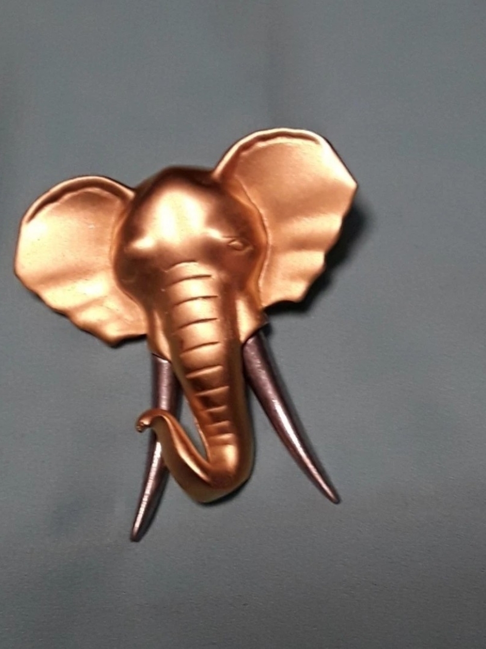 Vintage JJ Elephant Brooch Estate Signed